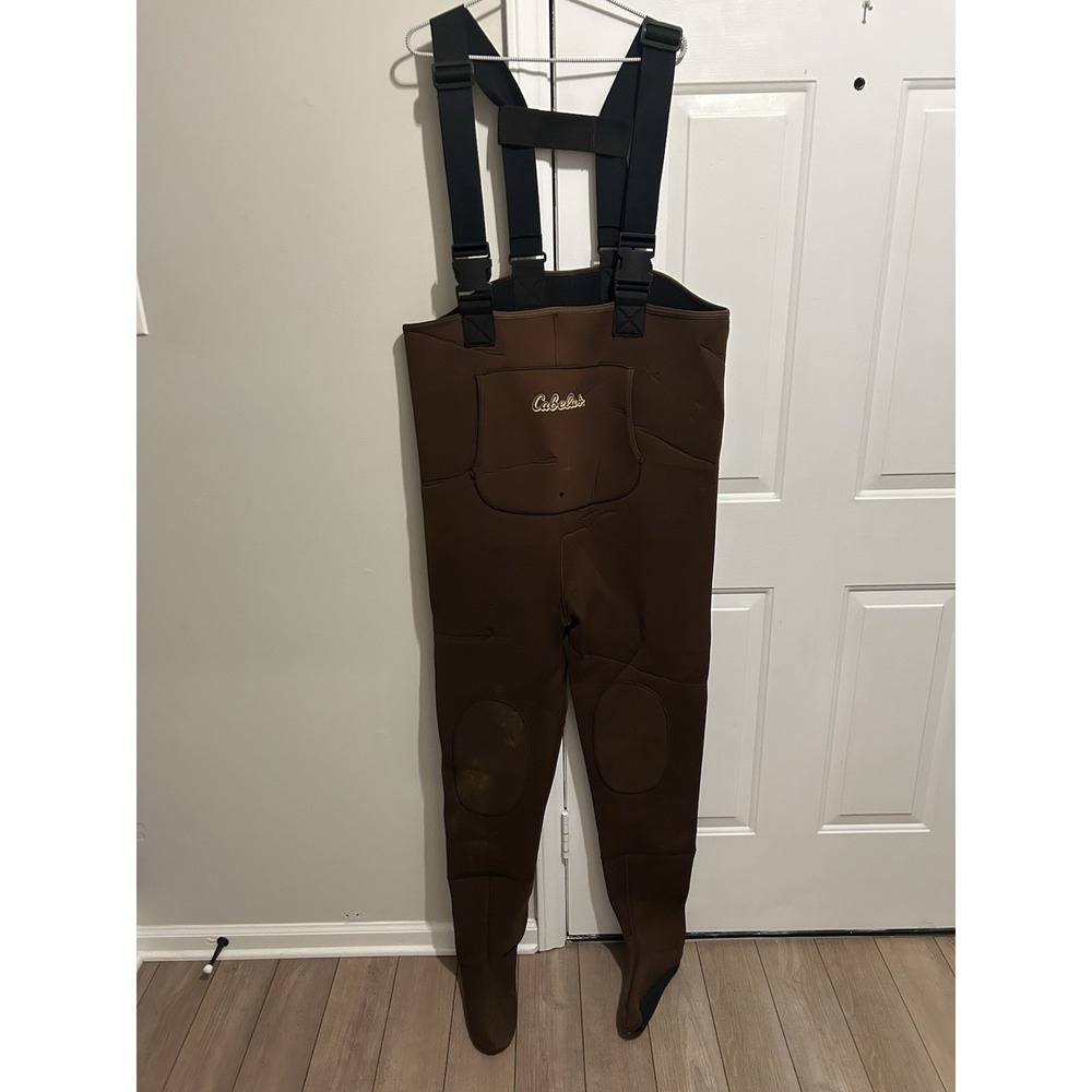 Cabela's Classic Series II Neoprene Waders Men's Brown Measurements In Photos